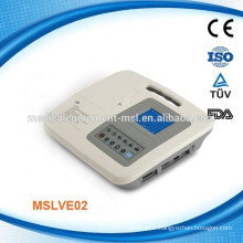 MSLVE02W CE approved handheld veterinary ECG machine with 3 channels